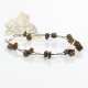 Baltic amber bracelet with wire
